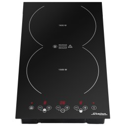 Plita independenta incorporabila vitroceramica Steba Induction IK 200, 2 zone gatit, 3100W , Negru