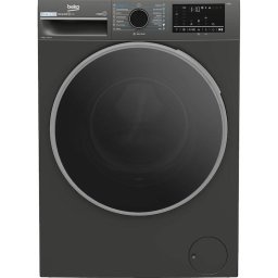 Masina de spalat rufe Beko B3WFU48415MB2ES, 8 kg, 1400 RPM, Clasa A, SteamCure, AddXtra, Motor ProSmart Inverter, AutoClean Detergent Drawer, Antracit