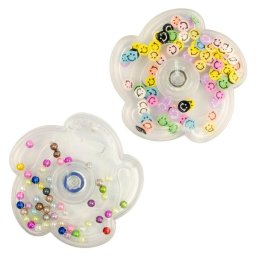 Jucarie antistres Keycraft Floricica, design floare, bilute multicolore