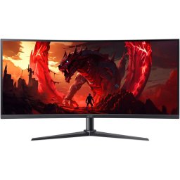 Monitor gaming curbat Acer XZ340CURJ0bmiiphx, 34", UWQHD, VA, 1 ms, 120Hz, Negru