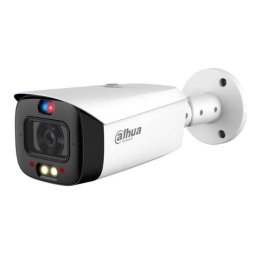 Camera IP Dahua WizSense, 8MP, lentila varifocala 2.7-13.5mm, Iluminare duala LED 40m si IR 50m, Alarma audio si stroboscopica
