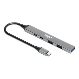 Docking Station PORT CONNECT 900163, pentru extindere conectivitate laptop, universal, cu multiple porturi
