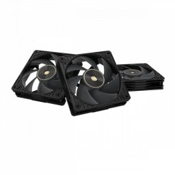 Set Ventilatoare PC ASUS ProArt PF120, 120mm, FDB, 1400-3000 rpm, 47.4-104.8 cfm, 7.3 mmH2O, 3 bucati (Negru)