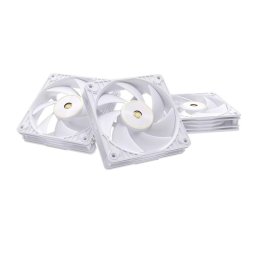 Set Ventilatoare PC ASUS ProArt PF120, 3x120mm, FDB, 1400-3000 rpm, 47.4-104.8 cfm, 7.3 mmH2O (Alb)