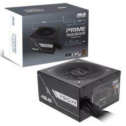 Sursa alimentare ASUS Prime-750B, ATX, Full Modulara, 750 W, 80 Plus Bronze, Negru