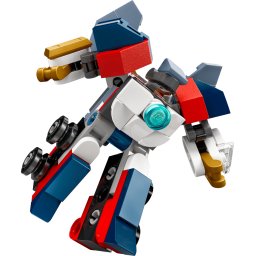 Set de constructie LEGO® 30699 Ninjago - Minirobot combinat ninja, 4 in 1, 80 piese, 7 ani+
