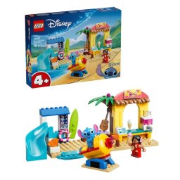 Set de constructie LEGO® 43280 Disney - Distractie pe plaja cu Lilo si Stitch, 113 piese, 4 ani+