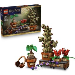 Set de constructie LEGO® Harry Potter™ Plante pentru ora de ierbologie de la Hogwarts™ 76474, Jucarii pentru Copii, Jucarii pentru Baieti si Fete, Idee de Cadou pentru Copii, 817 piese