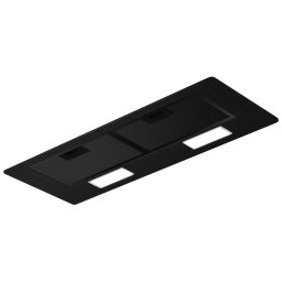 Hota incorporabila Elica ERA C BL/A/72, 370 m³/h, 73.5cm, 160W, Negru