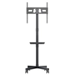 Stand TV Maclean MC-949, de podea, mobil, compatibil 32-55 inch, greutate suportata 25 kg, Negru