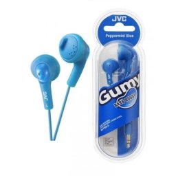 Casti In-ear JVC Gumy HA-F160, cu fir, Bass Boost, Jack 13.5 mm cu magnet Neodim, Albastru