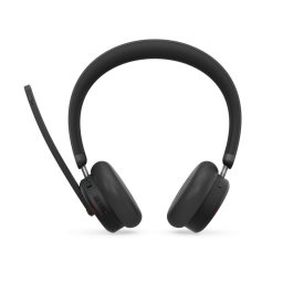 Casti Call Center Wireless Lenovo 6550 Dual-Mode ANC, Bluetooth, USB-C, Teams, Microfon, Negru