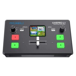 Mixer Video Profesional Feelworld LIVEPRO L1 , Comutator 4x HDMI, Monitorizare Live E i Streaming USB 3.0