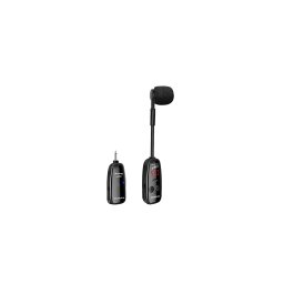 Microfon wireless Xiaokoa N90 pentru instrumente muzicale, UHF, negru