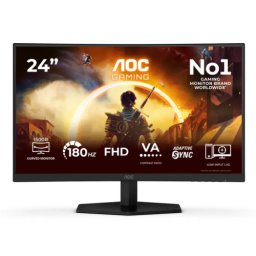 Monitor AOC Curbat C24G42FE 23.6inch 1920 x 1080pixeli 4ms GtG Negru