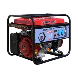 Media Line - MLG6500/2 - Generator de uz general, 6 kW, Media Line, -, 15 CP, 25 l, pornire mecanica, monofazat