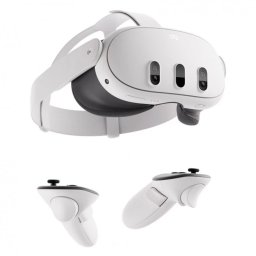 Meta Oculus Quest 3 cască VR 512 GB (899-00583-01) (UK) – Alb + adaptor PC
