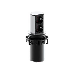 Prelungitor Bachmann Elevator safety socket 2x - power port - aluminum