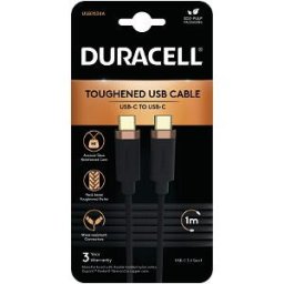 Cablu Duracell USB-C to USB-C 1mBlack