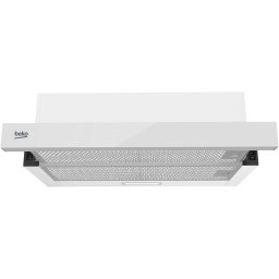 Hota Hota incorporabila telescopica HNT63322WH, Putere de absorbtie 320 mc/h, 59.8 cm, Alb