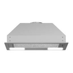 Hota Hota incorporabila HNU51310SE, Putere absorbtie 370 m3/h, Control mecanic, iluminare LED, 53 cm, Silver