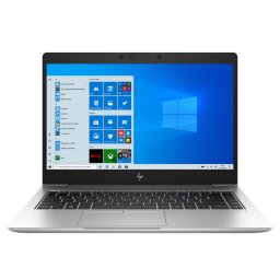 Laptop HP EliteBook 745 G6 Refurbished, Ryzen 5 PRO 3500U, 8 GB RAM, 128 GB SSD, Ecran 14", Windows 11 Pro, Webcam, Baterie Noua, Tastatura US Iluminata, Stare Acceptabila