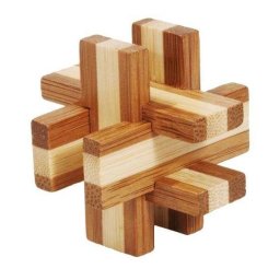 Joc logic IQ 3D Puzzle in cutie metalica-6, Fridolin