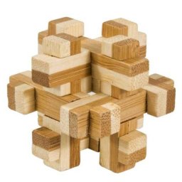 Joc logic IQ 3D Puzzle in cutie metalica Construction, Fridolin