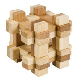 Joc logic IQ 3D Puzzle in cutie metalica Gridbox, Fridolin