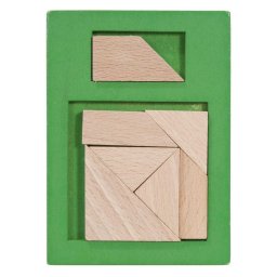 Joc logic IQ puzzle din lemn Extra piesa-6, Fridolin