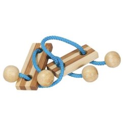 Joc logic IQ puzzle cu snur Elibereaza inelul-5, Fridolin