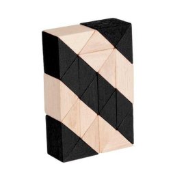 Joc logic IQ 3D Puzzle Sarpe natur-negru, Fridolin
