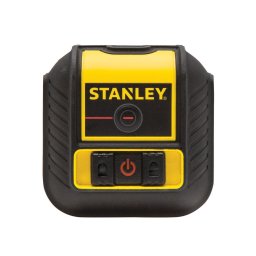 Stanley STHT77502-1, nivela laser cross 90, cu linie in cruce + un fascicul 90 grade, lumina rosie, auto-nivelare, prindere cu clema, QuickLink, raza actiune 12m, include 2 baterii AA, clema si husa