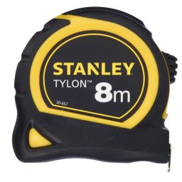 Stanley 1-30-657, ruleta Tylon 8m, tru-zero, protectie din cauciuc, anti-alunecare, 8m x 25mm