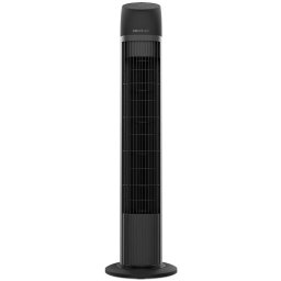 Ventilator turn Cecotec EnergySilence 8050 SkyLine Smart, 45W, Silentios, 3 viteze, Telecomanda, Temporizator, Afisaj LED