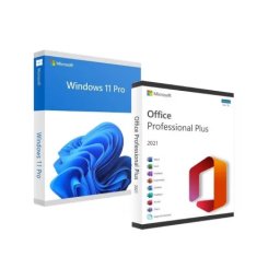 Licenta Microsoft Windows 11 Professional + Licenta Microsoft Office 2021 Professional Plus Permanent, 1 Dispozitiv, Retail