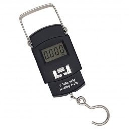 Cantar Electronic Pescuit, Ecran Digital, Baterii Incluse, 10 Cm, Negru