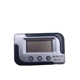 Ceas Electronic Pentru Masina, Banda Lipit, 7 Cm, Negru/gri