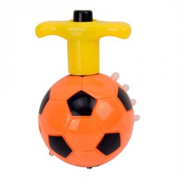 Jucarie Titirez Automat, Model Minge Fotbal, Muzica, Joc De Lumini, Portocaliu