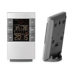 Ceas De Birou Cu 12 Sau 24 De Ore, Alarma, Calendar, Termometru, Higrometru Si Display Color