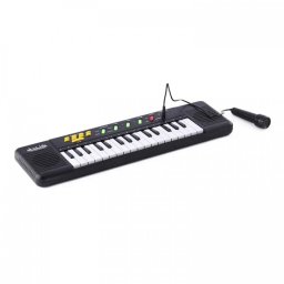 Orga Electronica, Microfon, Pentru Copii, Jucarie Educationala Instrumente Muzicale, 47 Cm
