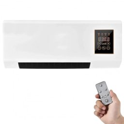 Aeroterma Portabila Profesionala De Perete, 2 In 1, Rece Cald, 16 - 40 Grade, 1800w, Cu Telecomanda