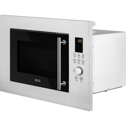 Cuptor cu microunde incorporabil ECG MTD 2390 VGSS, 23 L, interior din inox, 8 programe automate, 900 W + 1000 W
