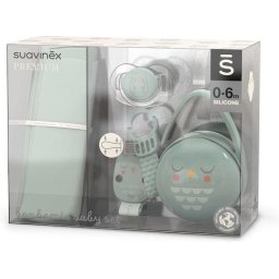 Set cadou BONHOMIA 4 piese, menta, Suavinex