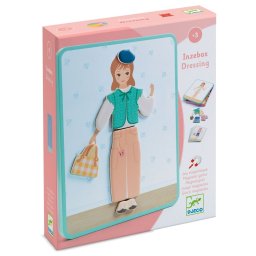 Joc educativ cu magnet de imbracat personaje, Djeco