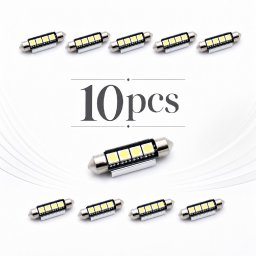 Pachet 10 Leduri auto sofit 39mm 3W can-bus Carguard