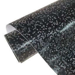 Folie auto decorativa Premium Honeycomb Black, model hexagonal 3D, autoadeziva, rezistenta UV, dimensiune 150 x 100cm