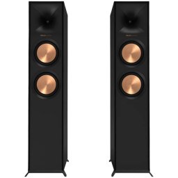 Klipsch Reference R-605FA Floorstanding Speaker with Dolby Atmos, Black, Single