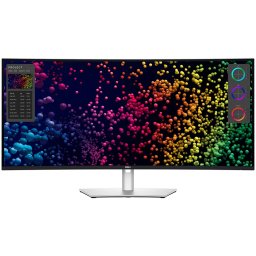 Monitor LED DELL UltraSharp U4025QW 40" Curved, 5120x2160, WUHD, 120Hz, IPS Antiglare, 21:9, 1000:1, 450 cd/m2, 8ms/5ms, 178/178, DP, HDMI, 2xTHB4, 3xUSB-C, 5xUSB-A, RJ-45, Audio line out, 2x 9W Speakers, Tilt, Swivel, Height Adjust