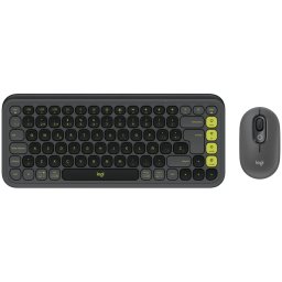 LOGITECH POP ICON COMBO - GRAPHITE - US INT'L - BT - INTNL-973